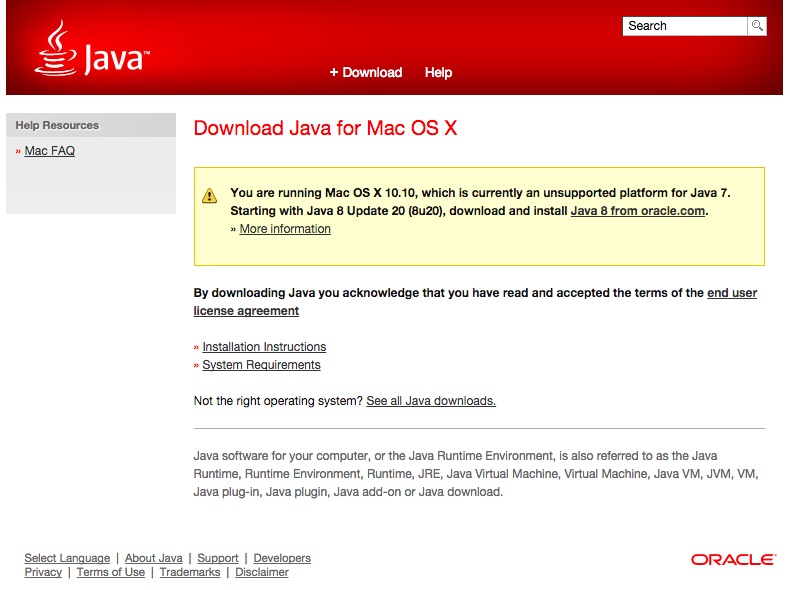 multiple versions of java on mac